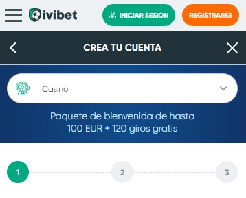 Registro en iViBet Casino