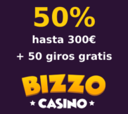 50% hasta 300€ +50 giros gratis en Johnny Cash /  Elvis Frog in Vegas en Bizzo Casino con codigo