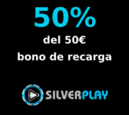 50% del 50€ en SilverPlay Casino con codigo